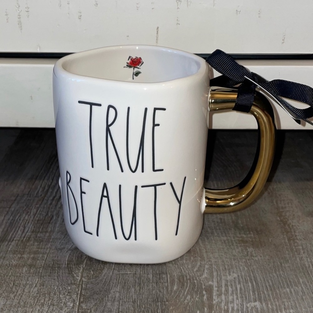 Rae Dunn True Beauty Disney Beauty and the Beast Mug